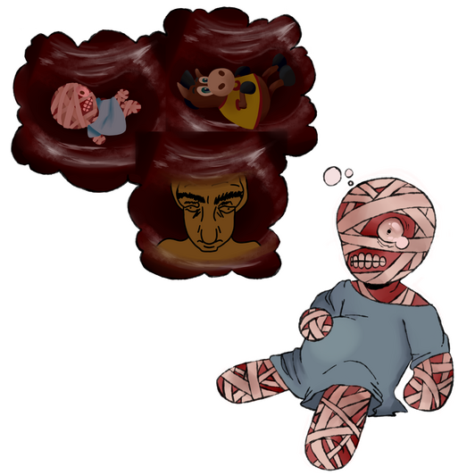 pregnant curly (mouthwashing)